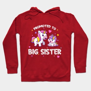 Promoted to big sister (on dark colors) Hoodie